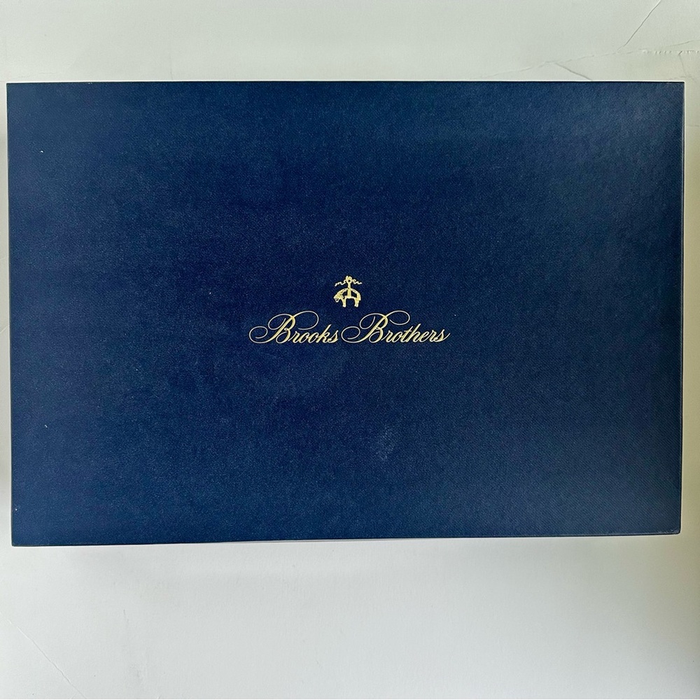 Empty—Brooks Brothers Golden Fleece Navy Gift Box 15.75” x 2.75”
